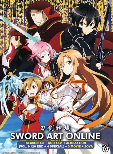 Anime dvd sword art - art, +
