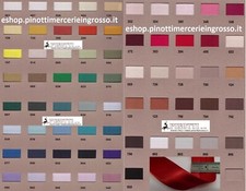 NASTRO SBIECO DI RASO MM 25- RIPIEGATO MM. 4+4 -ROTOLO DA 20 METRI-MADE IN ITALY