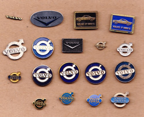 Vintage volvo logo pin - pin, badges