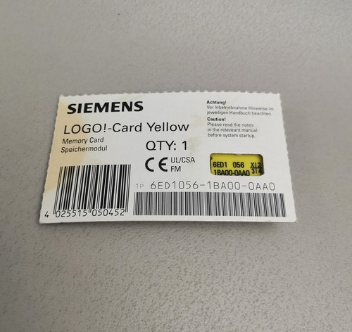Scheda logo siemens gialla - siemens,
