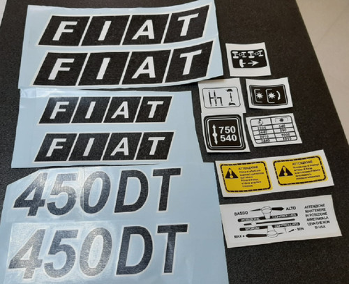 Kit adesivi decalcomanie fiat - adesivi,