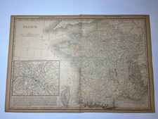 1890 2 pezzi Mappa della