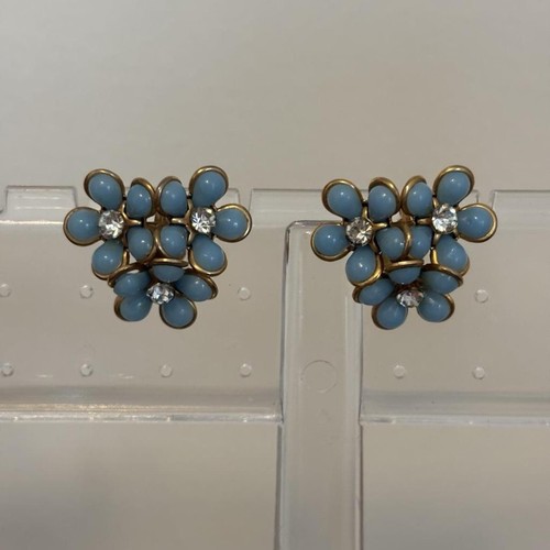 Orecchini vite ortensia blu - vite,