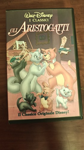 Vhs film gli aristogatti 1994 - vhs,