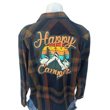 Camicia Happy Camper Plaid