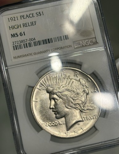 Dollaro della pace 1921 - ., ngc