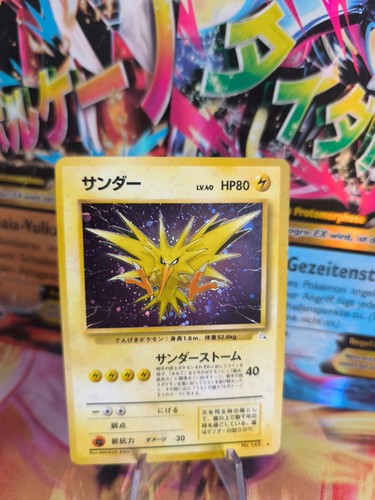 Carta pokemon card zapdos - carta,
