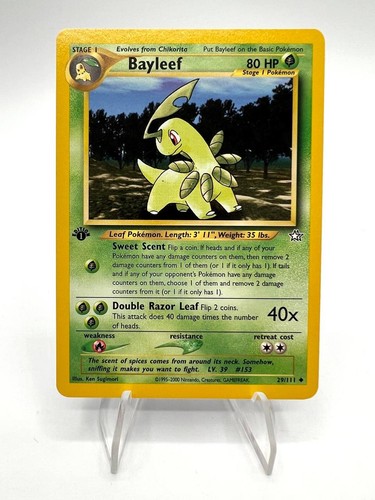Carta pokemon set neo genesis - neo,