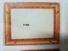 Cornice RETTA in legno oro