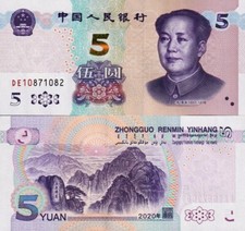 CINA - China 5 yuan 2020 MAO