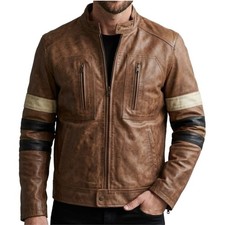 Giacca uomo vera pelle - , marrone