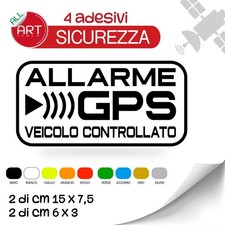 Adesivi ALLARME GPS VEICOLO
