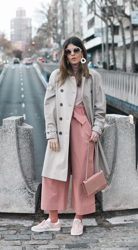 Zara pink trousers with - trousers,
