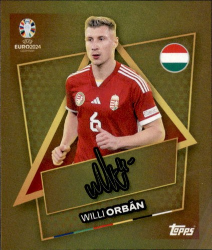Adesivo topps euro 2024 - adesivo, hun
