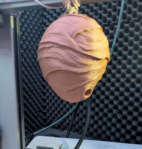 Nido vespe stampato 3d - stampato, in