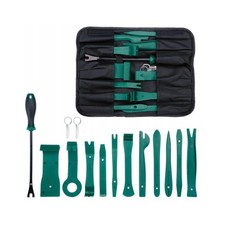 Parkside set utensili auto 14 pz plastica acciaio fibra vetro con custodia