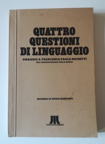 Quattro questioni - , di
