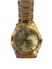 OROLOGIO UOMO CASIO MTP-1275  ACCIAIO DORATO 36mm WATER RESISTANT JAPAN MOVEMENT