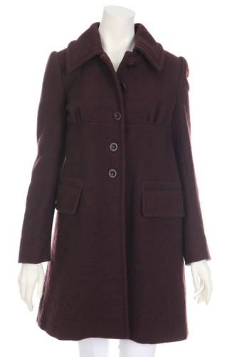 Miu cappotto wool blend - miu, wool-blend