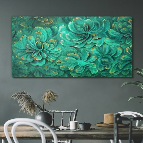 Quadro astratto piante