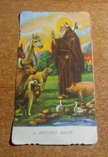 Santino holy card antonio - santino,