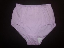 Mutandine intimo vintage NOS Hanes Y2K scuola ragazza cotone lilla tg. 12