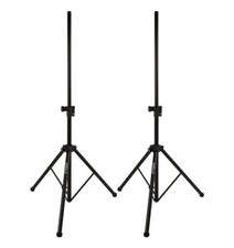 QUIKLOK Sp/282 Bk Coppia Di Stativi Per Casse Professionali con blocco