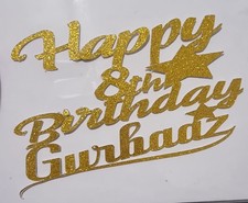 Cake Topper Glitter