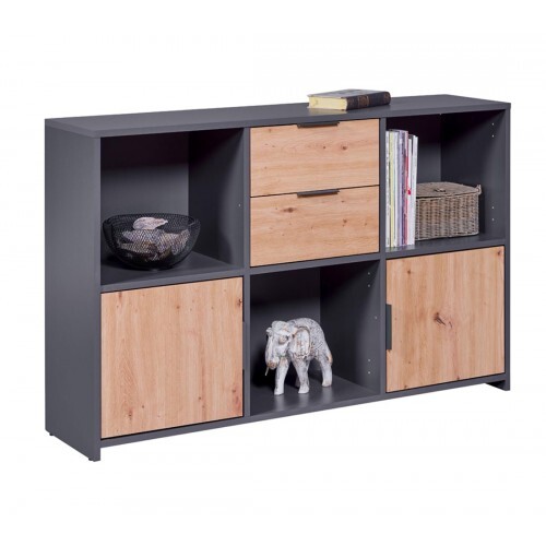 Mobile libreria cubi grigia - libreria, a