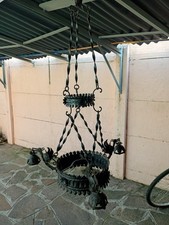 ANTICO LAMPADARIO IN FERRO