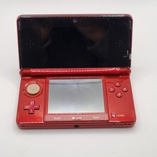 NINTENDO 3DS ROSSO METALLIC RED ⭐ TESTATO + CARICATORE + PENNINO 🎮