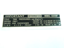 HONDA ADESIVO AVVERTENZA