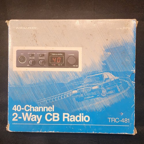 Radio vintage realistica - cb, 40