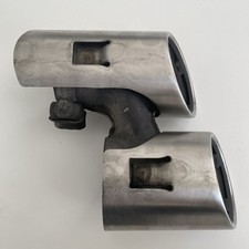 Terminale scarico sx 99111136103 99111136100 Porsche 911 991 #2419