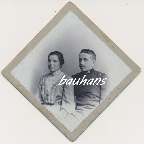 Cdv foto soldat - soldat, frau