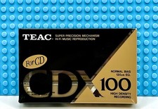 TEAC CDX 100 1990 TIPO I NASTRO A CASSETTA VUOTO (1) (SIGILLATO)