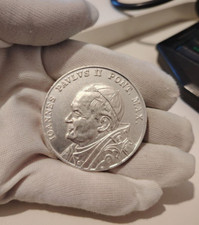 Medaglia Giovanni Paolo II prega al muro del pianto 2000 in bagno d' argento