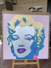 Andy Warhol "Marylin Sunday b. morning" ( Att.to ) cm 91,4 X 91,4