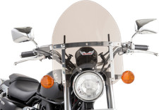 HD-0-T WINDSHIELD CRUISERS HD-0 MINI POLICE SMOKE 15' HONDA VT 500 C SHADOW 1985