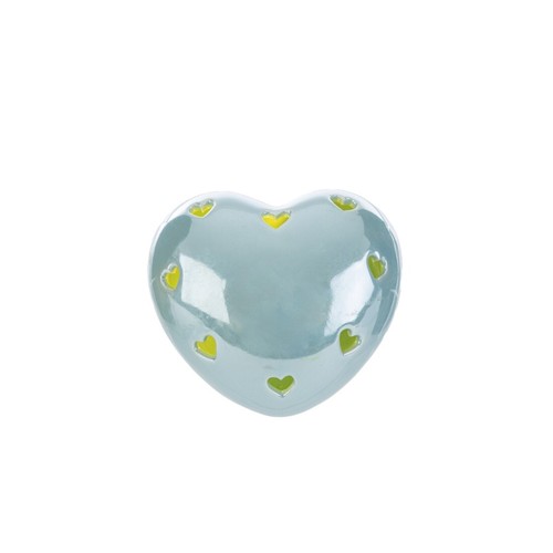 Cuore led porcellana - 1,