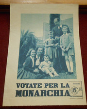 VOLANTINO VOTATE MONARCHIA