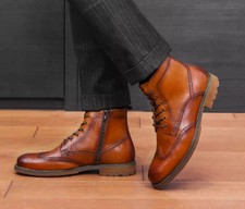 Stivaletti stringati da uomo