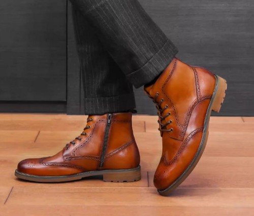 Stivaletti stringati uomo - stivaletti,