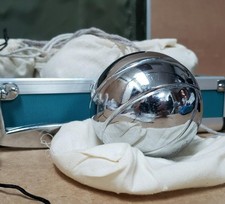 Set palline bocce bocce bocce bocce cromate vintage con custodia! M843 G