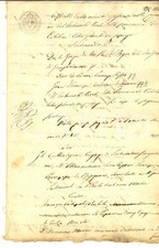 1840 CASSANO ALL'IONIO Lite Pietro Antonio SANSEVERINO di BISIGNANO per immobili