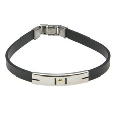 bracciale caucciù gomma uomo