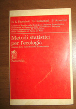 LIBRO METODI STATISTICI PER L'ECOLOGIA Scossiroli Clementel - Ed Zanichelli 1974
