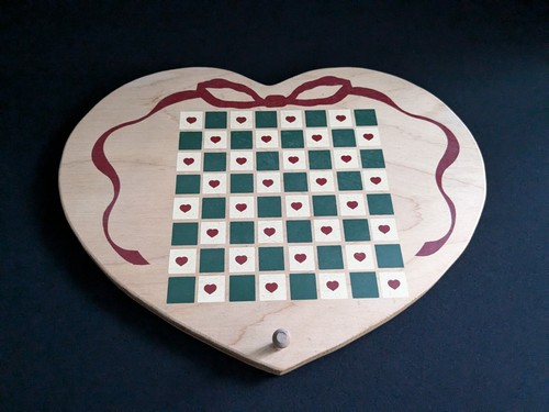 Scacchiera forma cuore da - forma, di