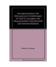 Aussagenanalyse - Die Messung