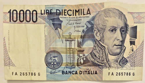 Banconota lire 000 - da,